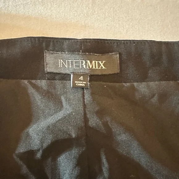 INTERMIX Classic Black Blouse - Picture 2 of 8